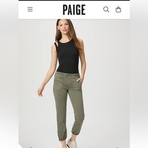 PAIGE Olive Ankle & Cropped Jeans